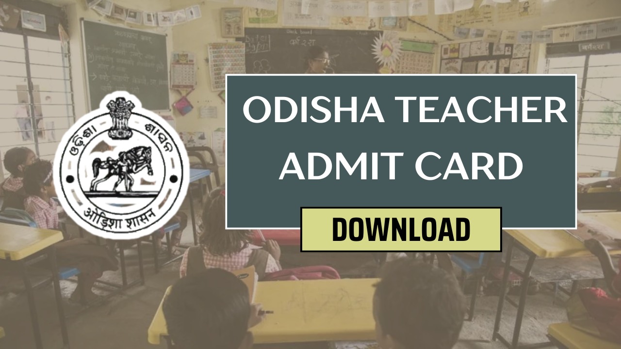 Odisha TGT Admit Card